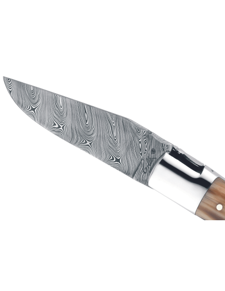 GILLES 9781 Laguiole fällkniv 10,5 cm handtag med hornspets