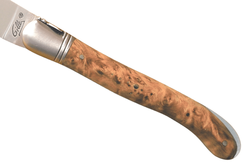 GILLES 9612 Laguiole foldekniv med håndtag af enebærtræ 12 cm