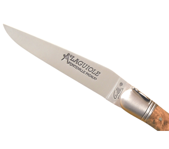 GILLES 9612 Laguiole fällkniv med enbärsträhandtag 12cm 2