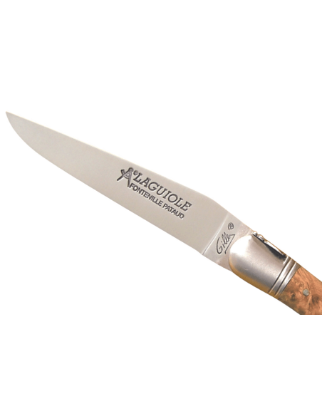 GILLES 9612 Laguiole Folding knife with juniper wood handle 12cm