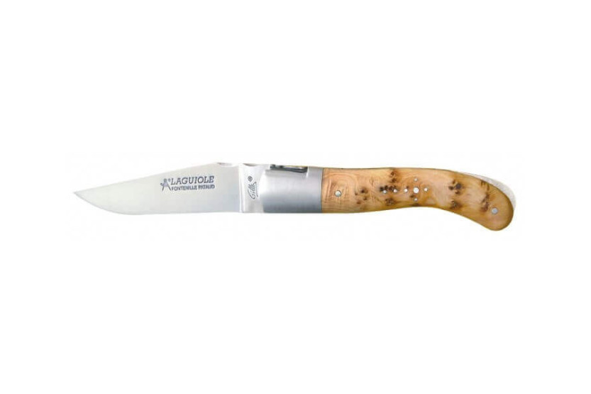 GILLES Laguiole knife, 13 cm juniper handle