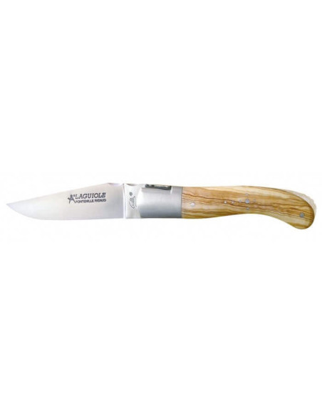 GILLES Laguiole knife, 13 cm olive wood handle