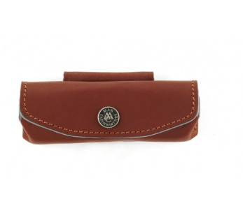 MAX CAPDEBARTHES Peru 9811 bainha de couro castanho para facas com cabos até 10 ou 11 cm