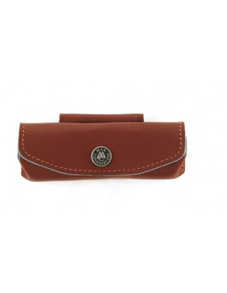 MAX CAPDEBARTHES 9813 brun läderslida för knivar med 12 eller 13 cm handtag