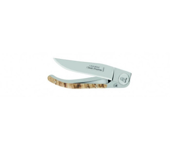 Laguiole-Messer C. Dozorme Rostfreie Klinge Griff 11cm Widderhorn mit Innenkerbe