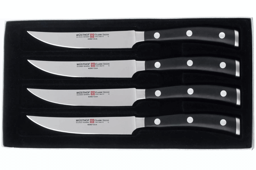 Juego de 4 cuchillos forjados Wüsthof Classic Ikon 11.5cm