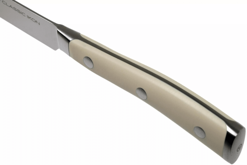 Set of 4 Wüsthof Classic Ikon white forged steak knives