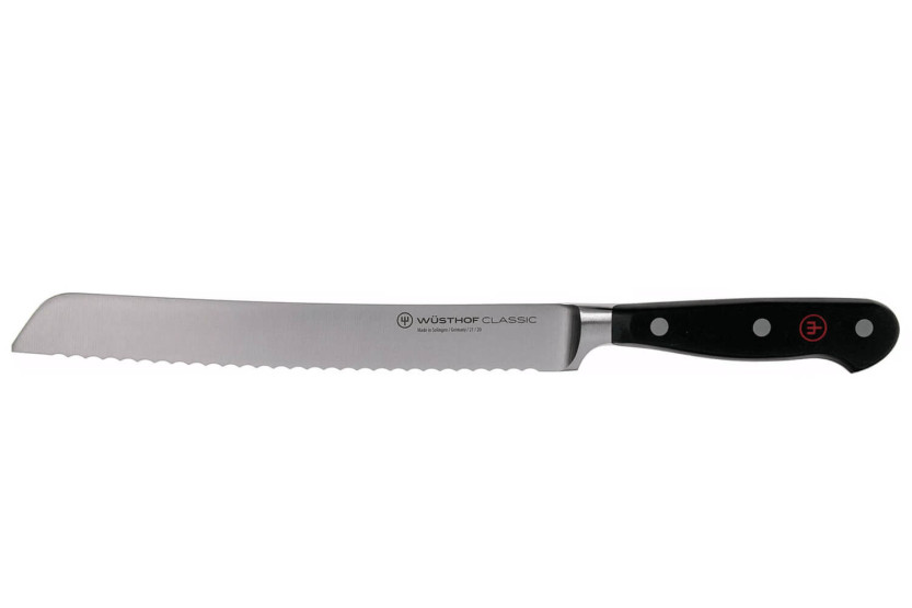 Wusthof Classic knivset 4 smidda knivar + 1 skärpstål