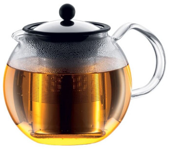 Bodum Assam plunjer theepot met roestvrij stalen filter - 1 L 8 kopjes