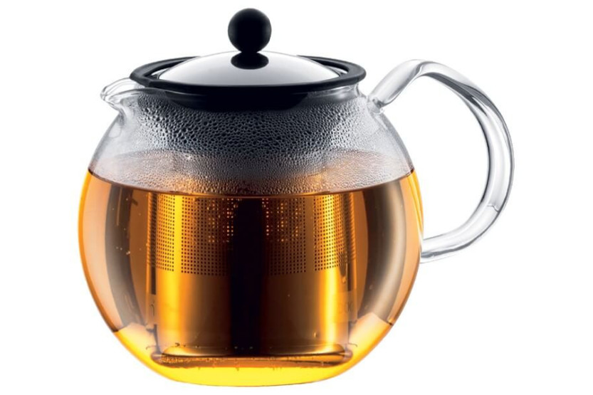 Teiera a stantuffo Bodum Assam con filtro in acciaio inox - 1 L 8 tazze
