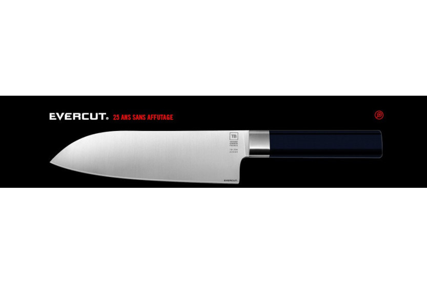 Santuko Cuchillo Evercut sin afilar hoja 17 cm