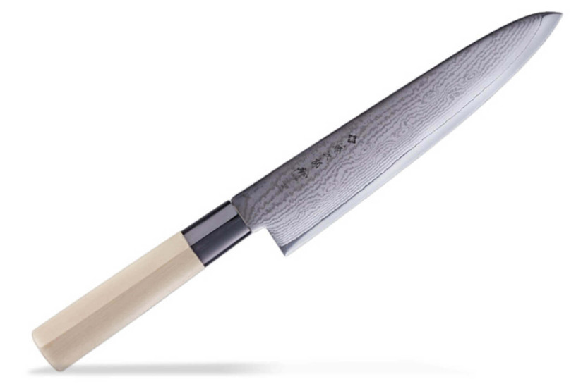Kokkekniv 21 cm Damaskus Tojiro SHIPPU