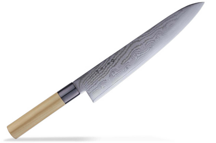 Kokkekniv 27 cm Damaskus Tojiro SHIPPU