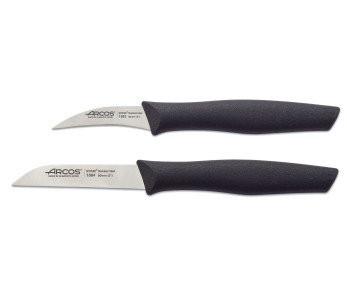 Set van 2 Arcos Nova messen 1 vogelbek 6cm + 1 recht getand 8cm