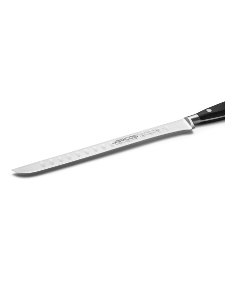 Arcos Riviera taottu kinkkuveitsi 25cm, jossa on Granton-teräterä