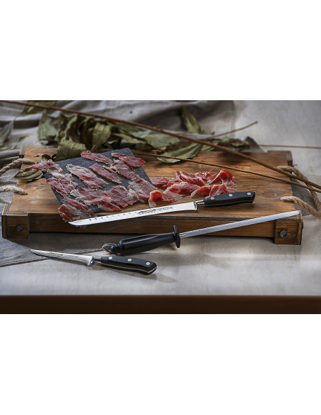 Arcos Riviera forged ham knife 25cm with granton edgeblade