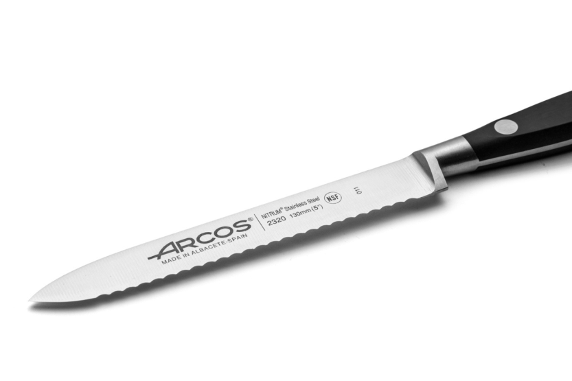 Arcos Riviera forged tomato knife 13cm serrated blade