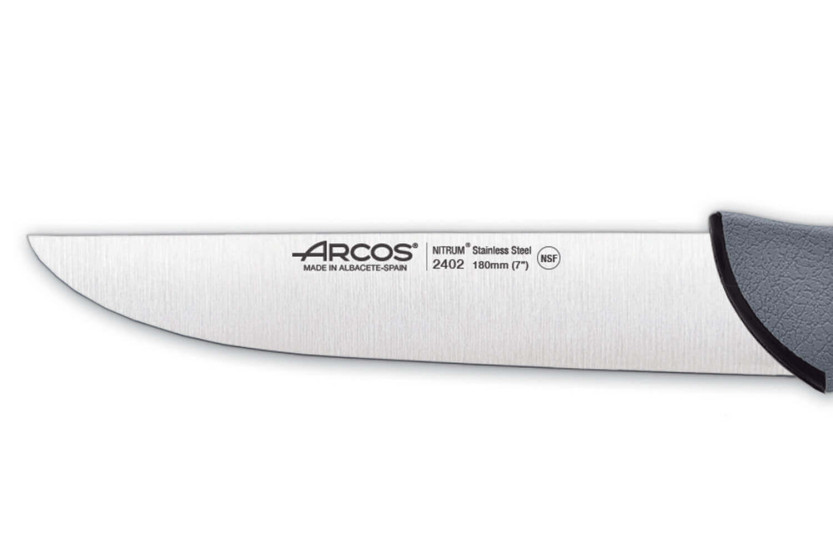 Arcos Colour Prof 240200 cuchillo de carnicero profesional 18cm hoja mango PP