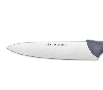 Cuchillo de cocinero profesional Arcos Colour Prof 241100 de 25 cm de hoja y mango de PP 2