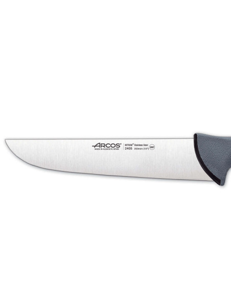 Cuchillo carnicero profesional Arcos Colour Prof 240500 25cm hoja mango PP