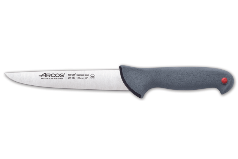 Cuchillo sangrador profesional Arcos Colour Prof 241500 de 16 cm de hoja y mango de PP