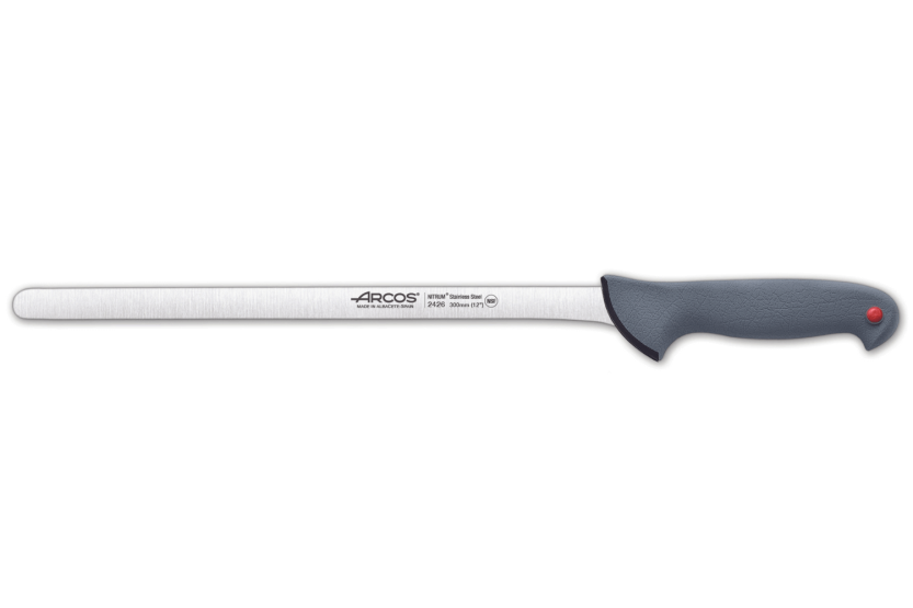 Arcos Colour Prof 242600 coltello professionale per prosciutto con lama da 30 cm e manico in PP