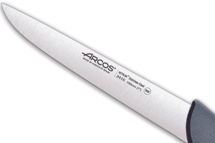 Arcos Colour Prof 241600 professioneel ontluchtingsmes 18cm lemmet PP handgreep