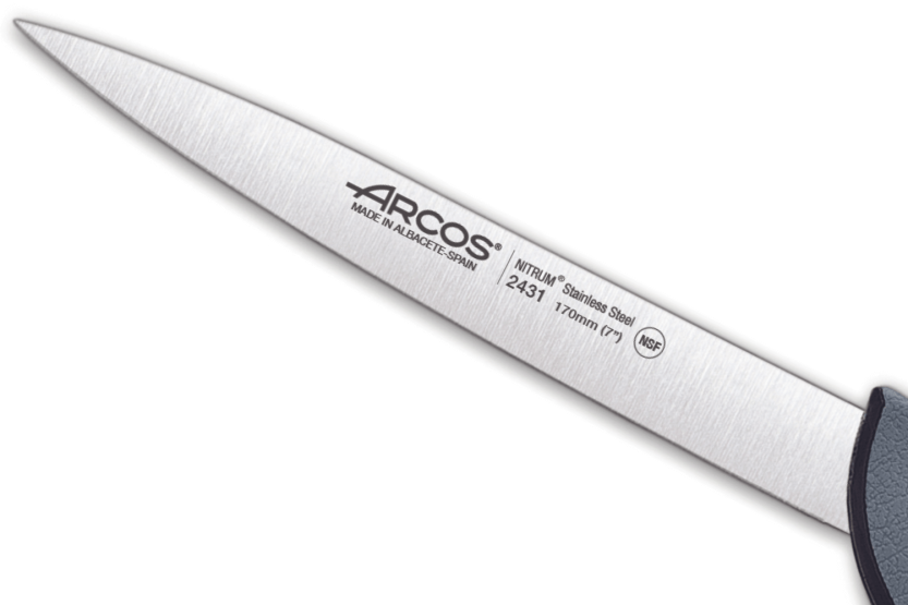 Arcos Colour Prof 243100 Professional Filetiermesser mit 17cm Klinge und PP-Griff