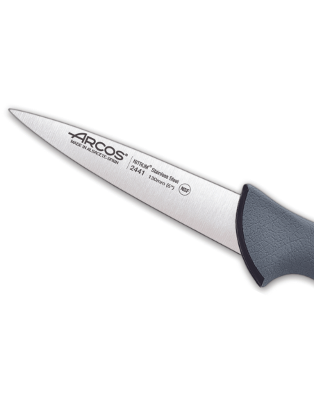 Cuchillo sangrador profesional Arcos Colour Prof 244100 Hoja 13cm Mango PP