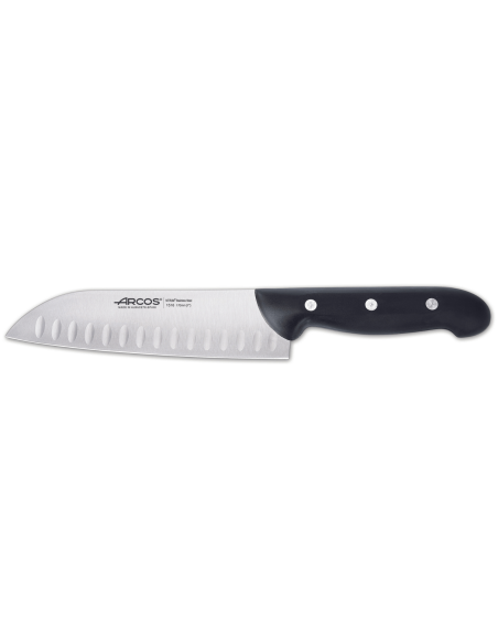 Arcos Maitre santoku-kniv 17 cm med granton-eggblad