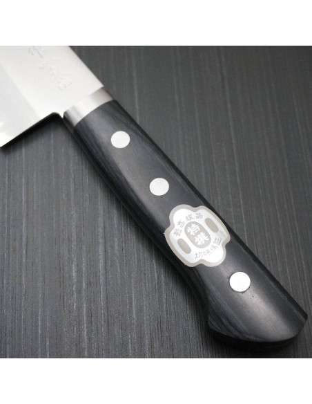Faca de chef japonesa em aço VG10 de 18 cm da Japan Kanetsune