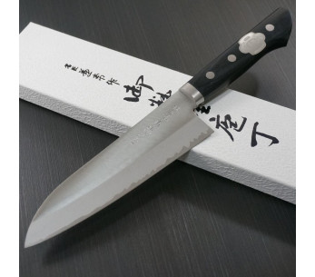 Japanilainen santoku veitsi Japan Kanetsune 16.5cm VG10 teräs 2