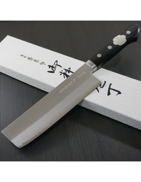coltello nakiri japonais Giappone Kanetsune 16,5 cm acier VG10