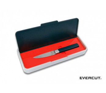 Faca de escritório Evercut, não afiada, lâmina lisa, 9 cm