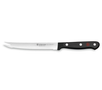 Wüsthof Gourmet tomatkniv 14 cm med takket blad og gaffelspiss