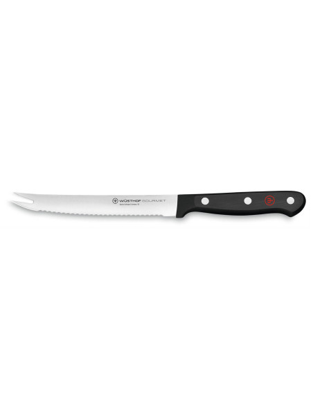 Wüsthof Gourmet tomato knife 14cm serrated blade, forked tip