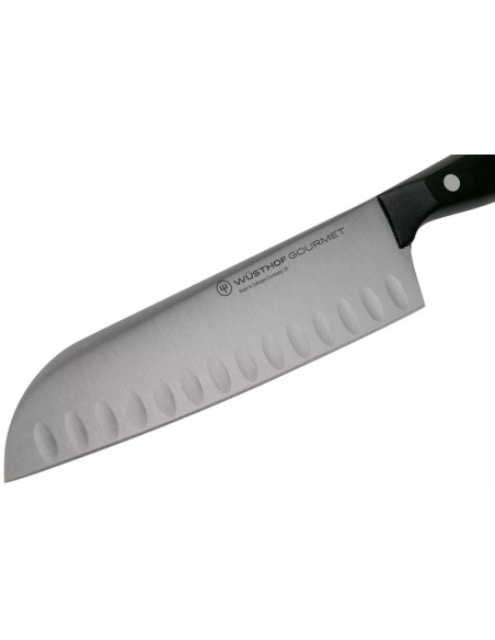 Wüsthof Gourmet santoku knife 17cm with granton edgeblade