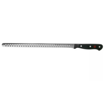 Faca para salmão Wüsthof Gourmet 29cm lâmina flexível com convinhas