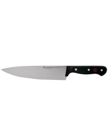 Juego de 3 cuchillos Wüsthof Gourmet - Chef 20cm + trinchante 16cm + oficio 12cm
