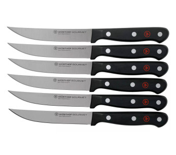 Set di 6 coltelli da bistecca Wüsthof Gourmet da 12 cm