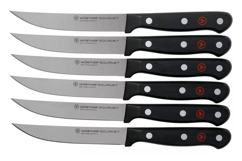 6 kpl Wüsthof Gourmet-pihviveitset 12cm sarja