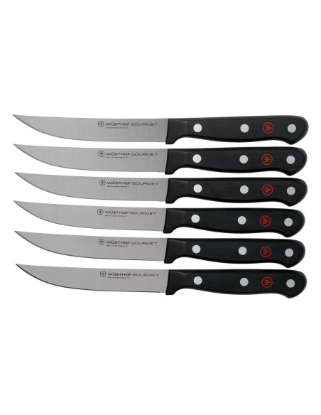 Set of 6 Wüsthof Gourmet steak knives 12cm