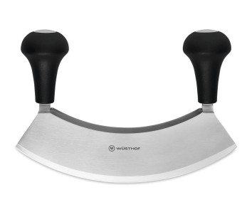 Tritatutto Wüsthof Gourmet a mezza luna con doppie lame 23 cm
