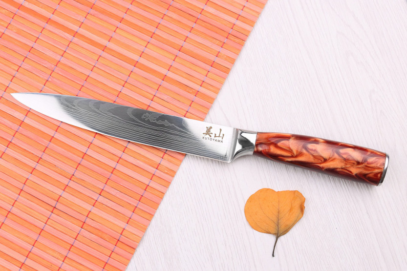 Faca de trinchar Kutoyama Red Flame 20cm