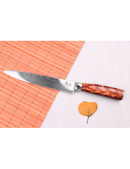 Faca de trinchar Kutoyama Red Flame 20cm