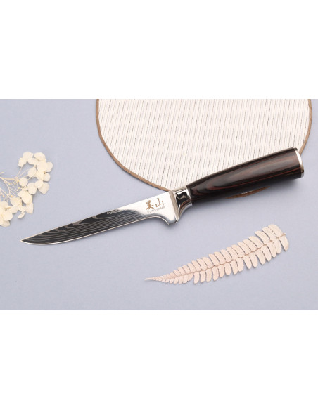 Kutoyama Black Pakka 15 cm udbeningskniv