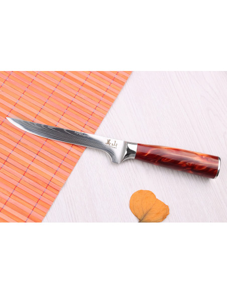 Kutoyama Red Flame 15 cm udbeningskniv
