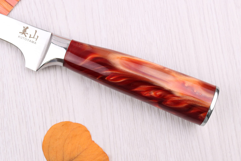 Kutoyama Red Flame uitbeenmes 15 cm