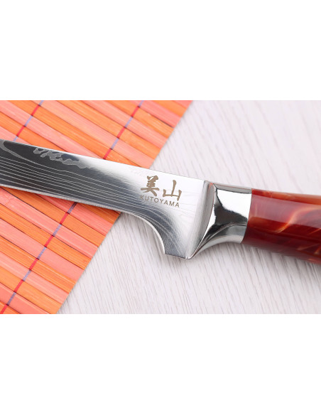 Kutoyama Red Flame uitbeenmes 15 cm