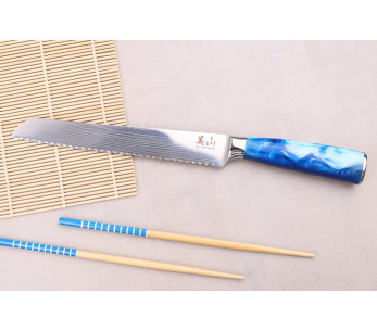 20cm Kutoyama Blue Wave leipäveitsi 2